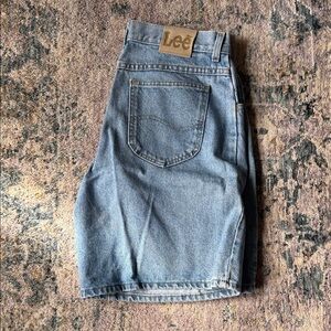 Vintage Lee Blue Denim Shorts